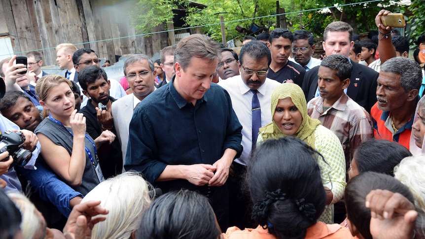 David Cameron in Jaffna