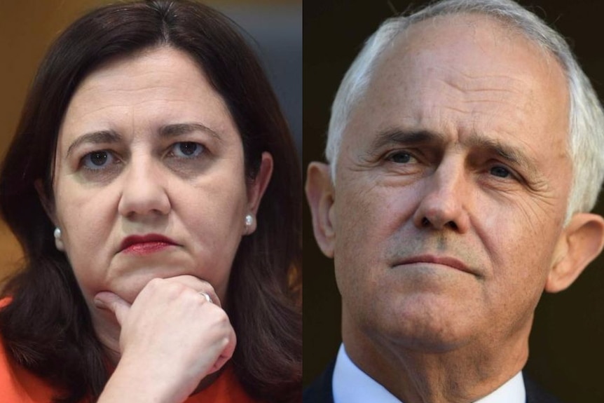 Queensland Premier Annastacia Palaszczuk and Prime Minister Malcolm Turnbull