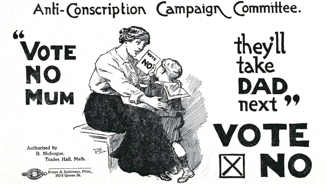 Conscription leaflet