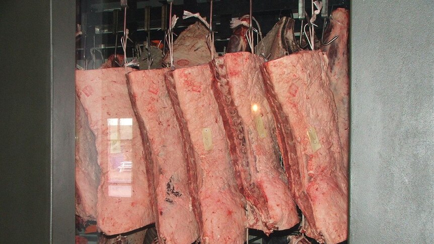 Angus beef dry-ageing