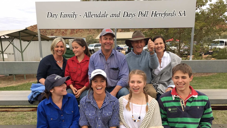 A stand at the Alice Springs showground cattle ring has been named after the Day family.