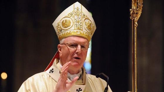 Catholic Archbishop of Melbourne Denis Hart leads worshippers