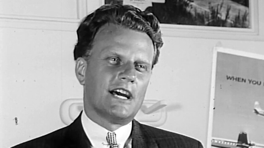 Photo of Billy Graham in the 1950s