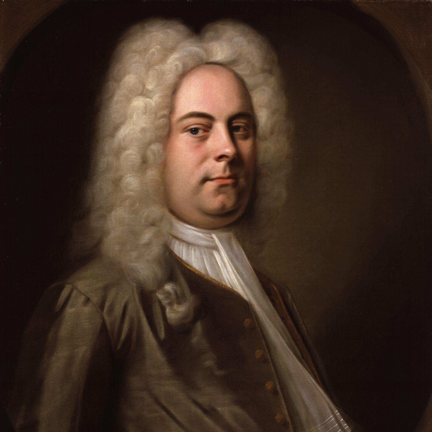Painting of Georg Frideric Handel.