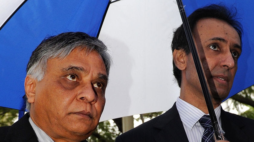Patel (left) will face court tomorrow to hear submissions about his sentence.