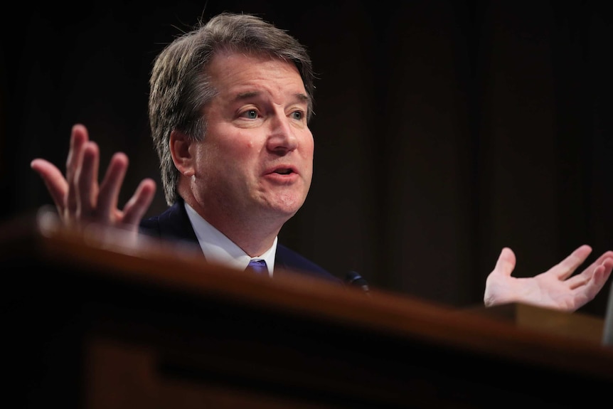 Supreme Court nominee Brett Kavanaugh testifies before the Senate