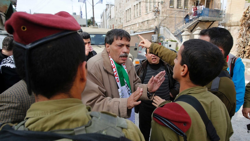 Palestinian minister Ziad Abu Ein