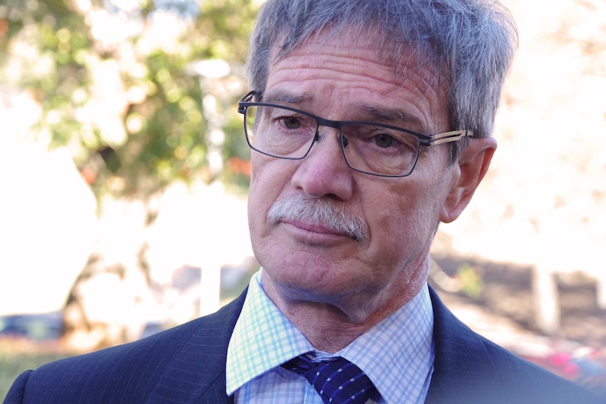 A head and shoulders shot of Mike Nahan outside WA Parliament.