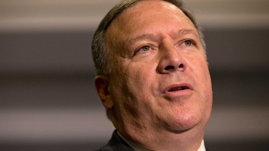 A headshot of Mike Pompeo.