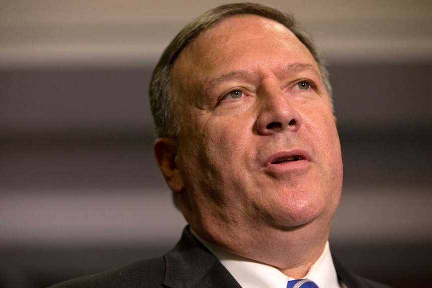 A headshot of Mike Pompeo.