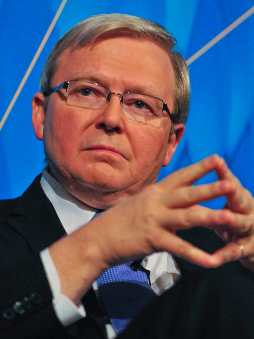 Kevin Rudd speaks during the Australia-China 2.0 trade event held at Sofitel Hotel in Brisbane, on Friday, June 24, 2011.