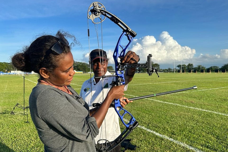 Lepping archery