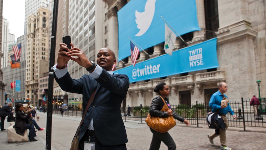 Twitter debuts on NYSE