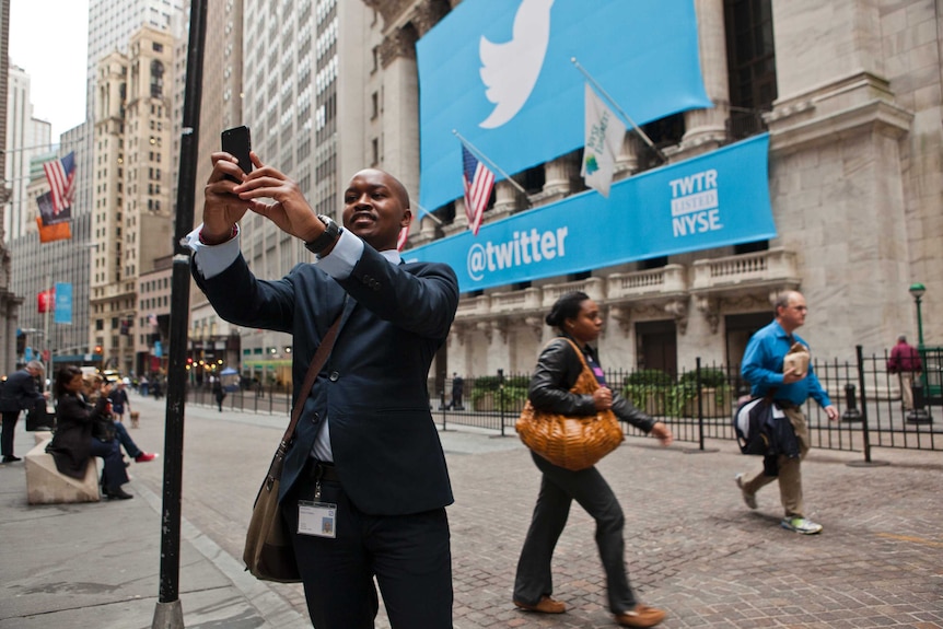 Twitter debuts on NYSE