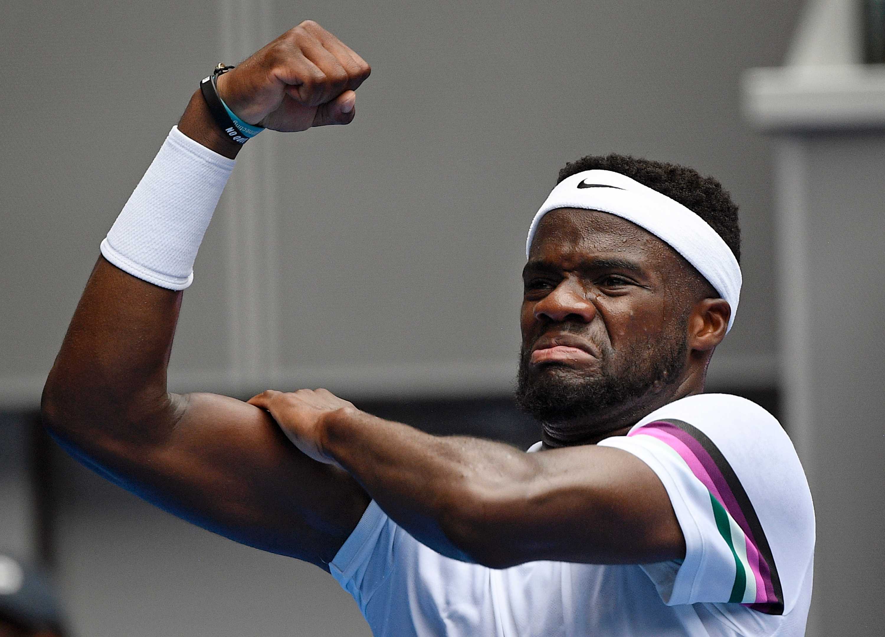 Australian Open Lit Up By Lebron James Style Celebrations From Frances Tiafoe In Melbourne Abc News