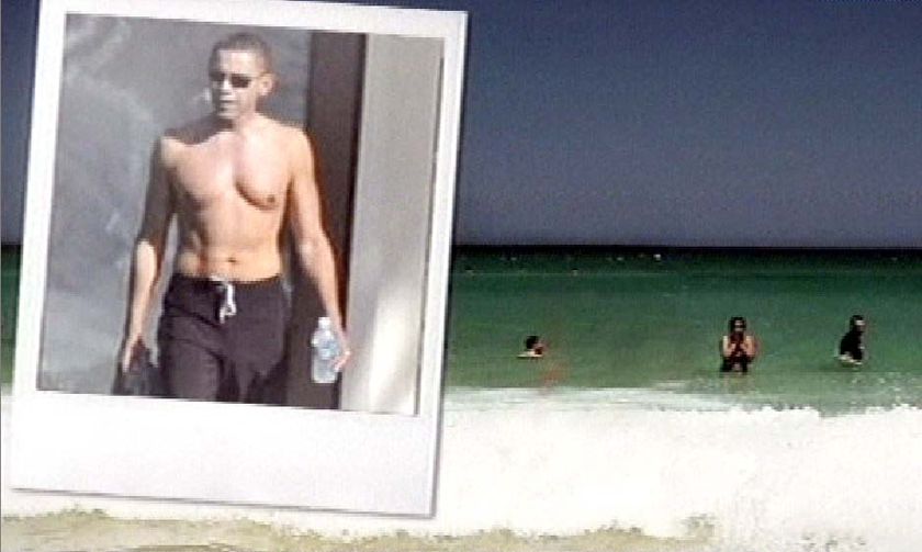 Shirtless Obama whips up web frenzy - ABC News