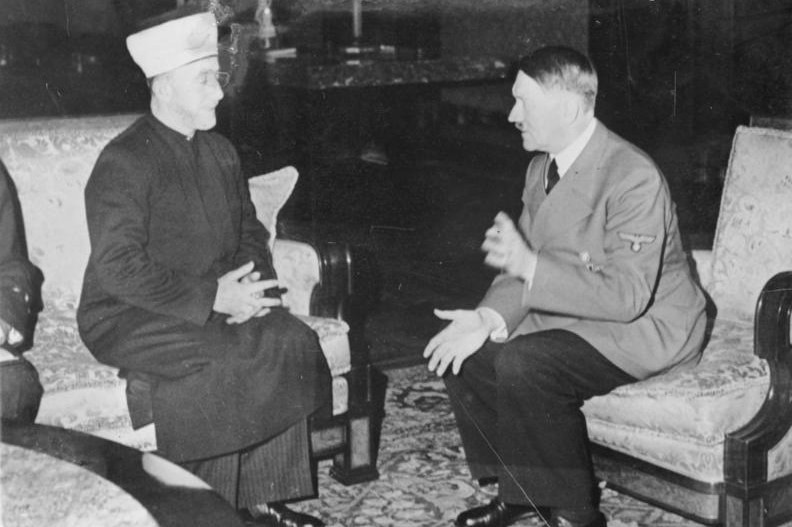 Grand mufti Haj Amin al-Husseini meets Adolf Hitler