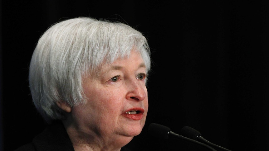 US Federal Reserve chair Janet Yellen