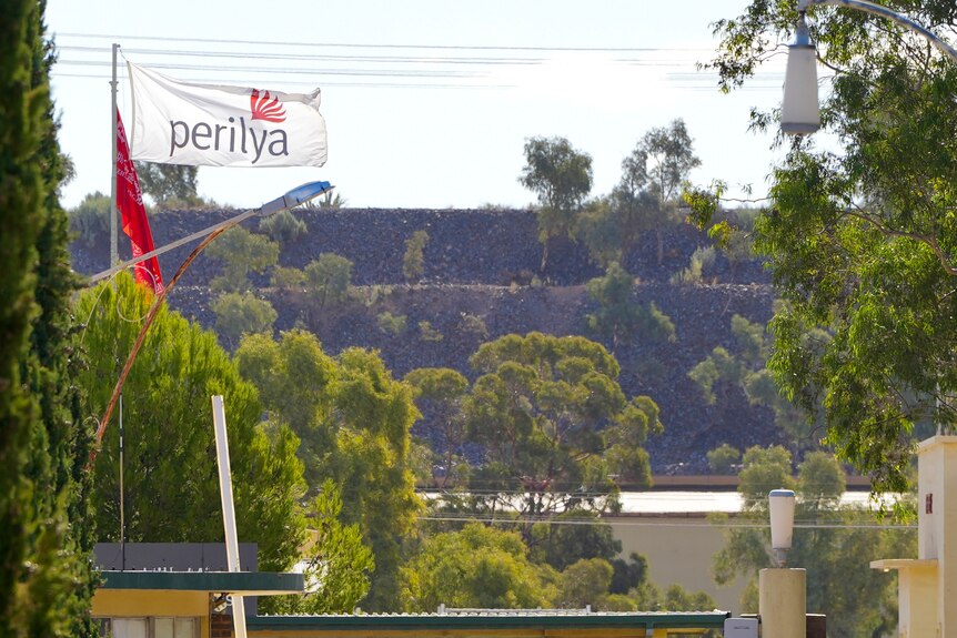 The gates of Perilya's south mine in Broken Hill open.