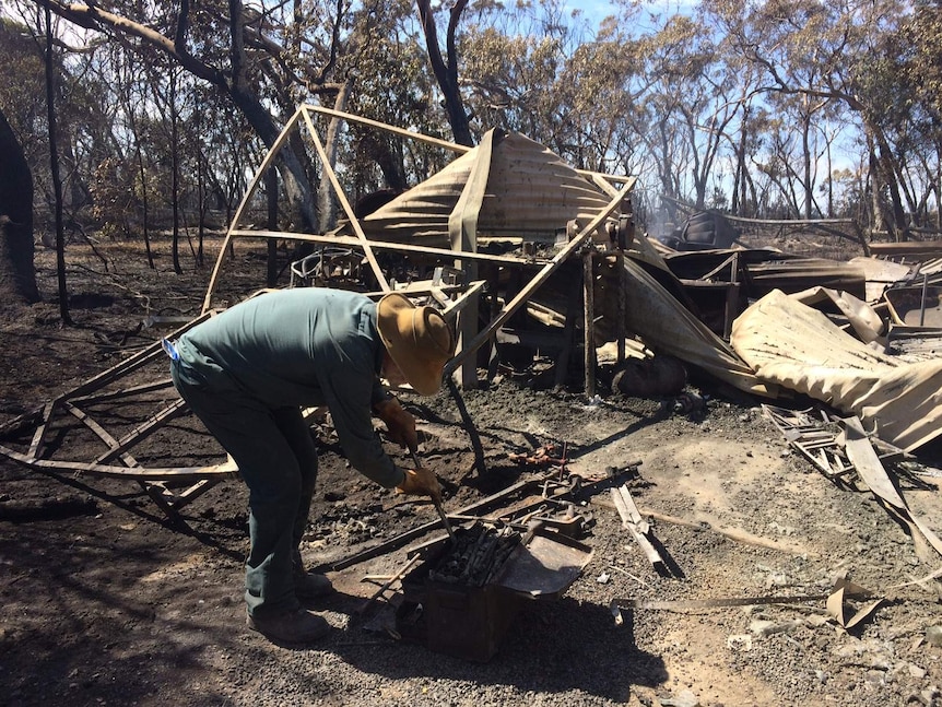 David Pope on his Crib Point property