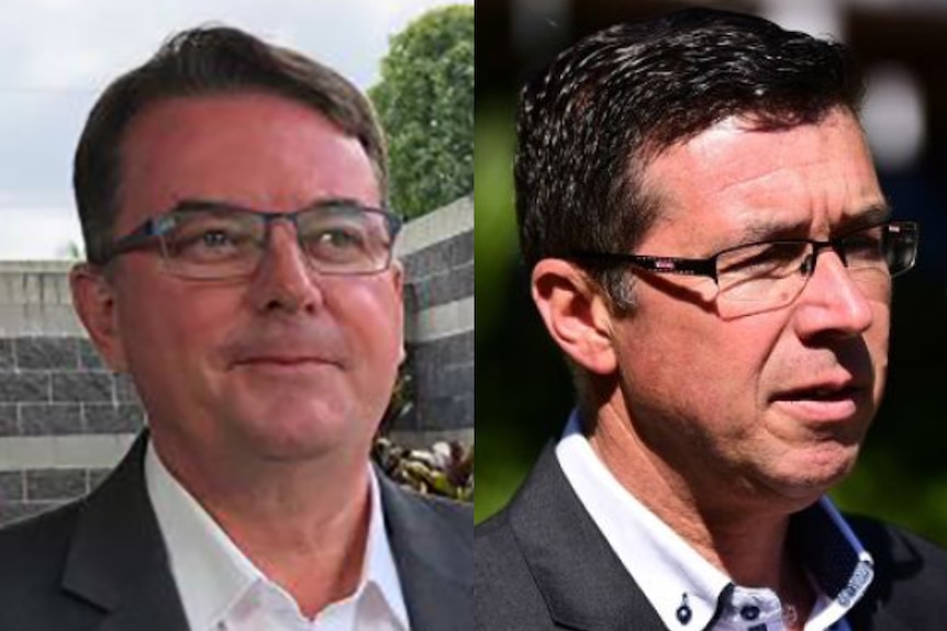 Composite image of mayors Luke Smith and Andrew Antoniolli