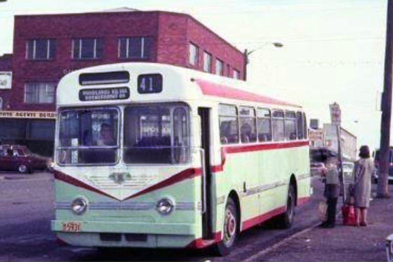 Outside Liverpool Railway Station in the early 1970s.