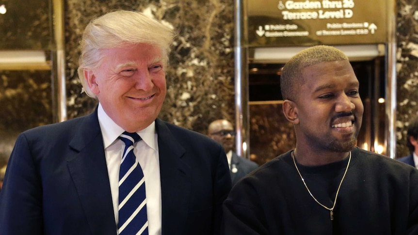 Donald Trump and Kanye West