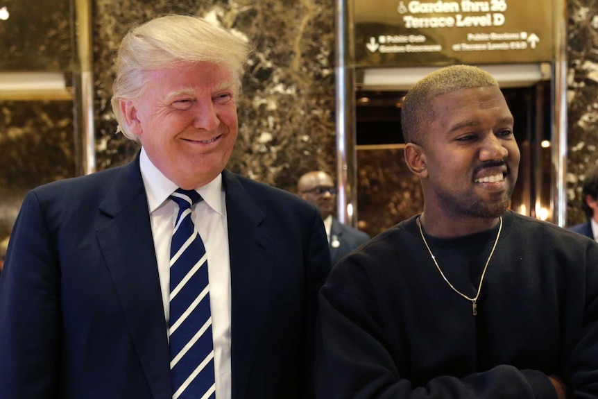 Donald Trump and Kanye West