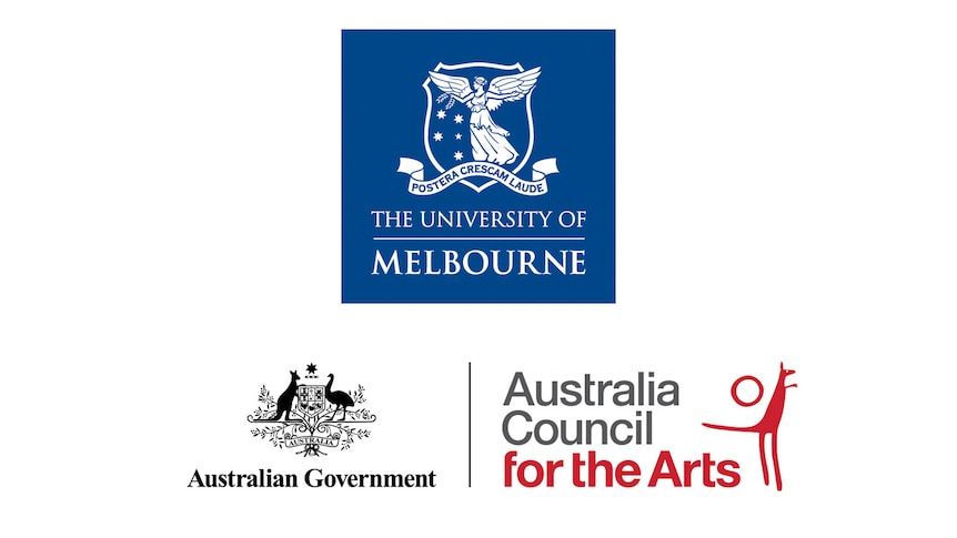 University of Melbourne and Australia Council for the Arts logo