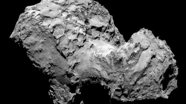 Photo of comet taken by the European Space Agency's Rosetta spacecraft