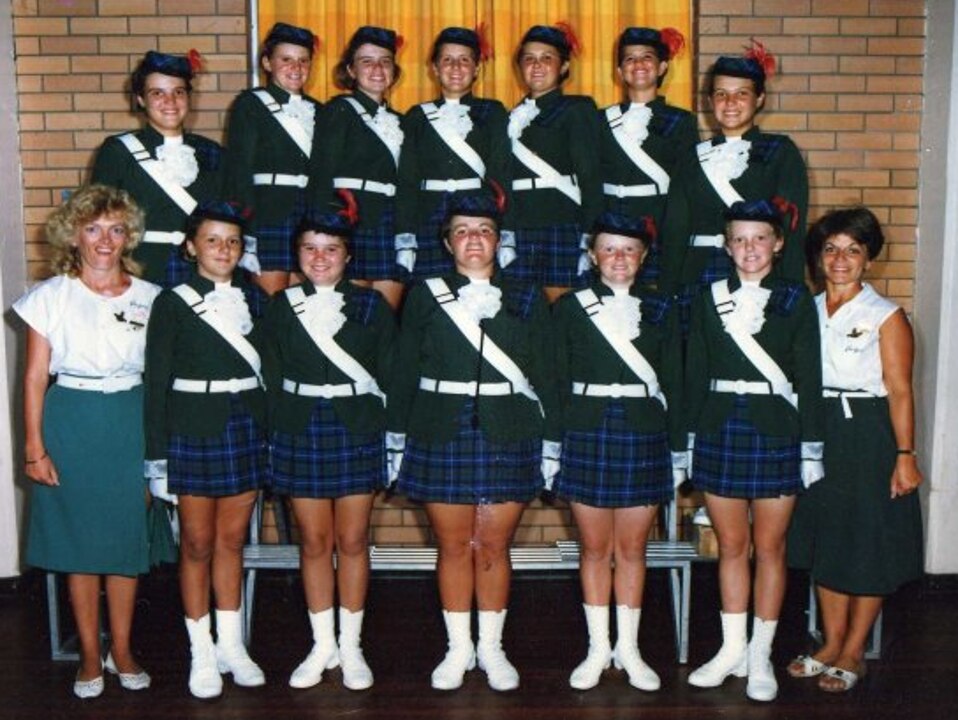 Marching girls were part of Australia's history. The sport lives on