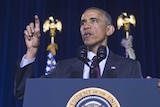 Barack Obama making speech saying he's asked for $6b in Ebola funding