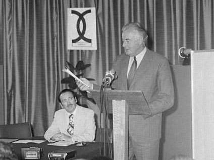 Whitlam and Grassby with the RDA