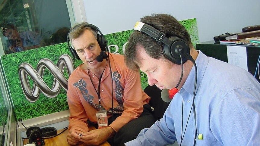 Peter Roebuck (L) was described as 'a scholar of cricket' and 'the bard of summer for cricket-loving Australians'.