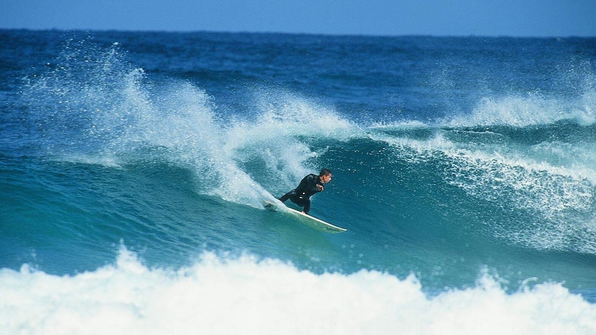 Paul D'Vorak surfing before his accident