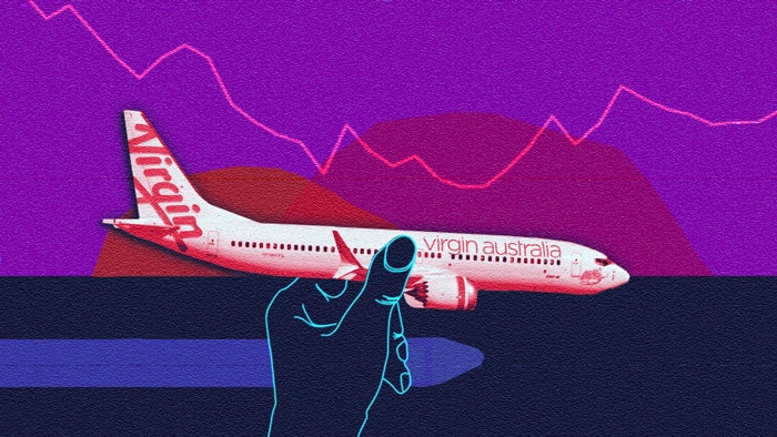 Graphic of Virgin Australia plane