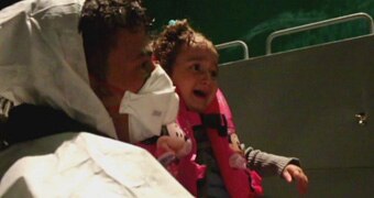 Child rescued from asylum seeker boat custom