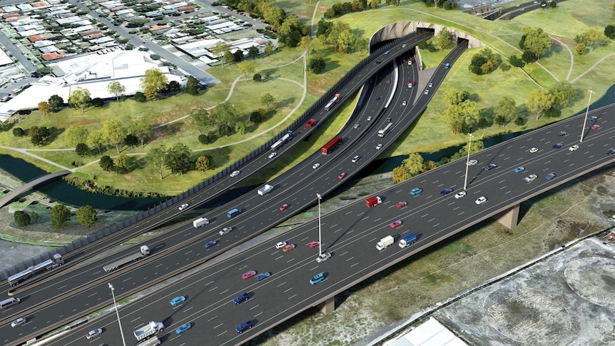 Western Distributor proposal short tunnel