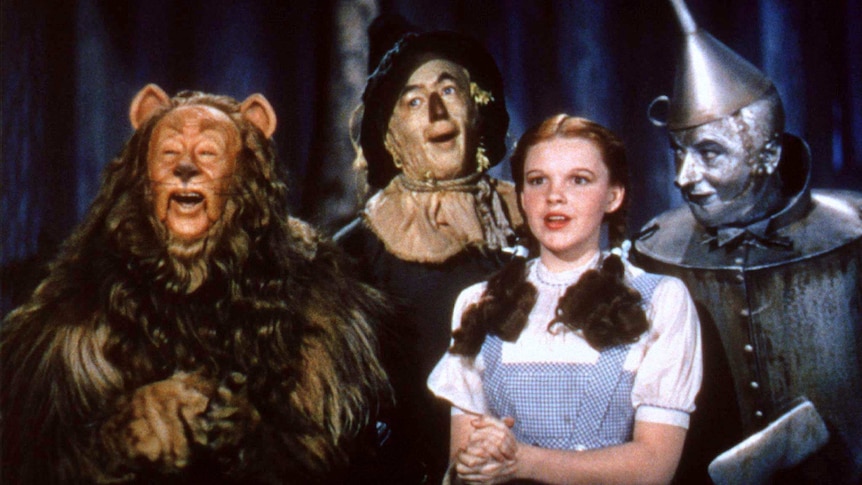 Judy Garland in the Wizard of Oz