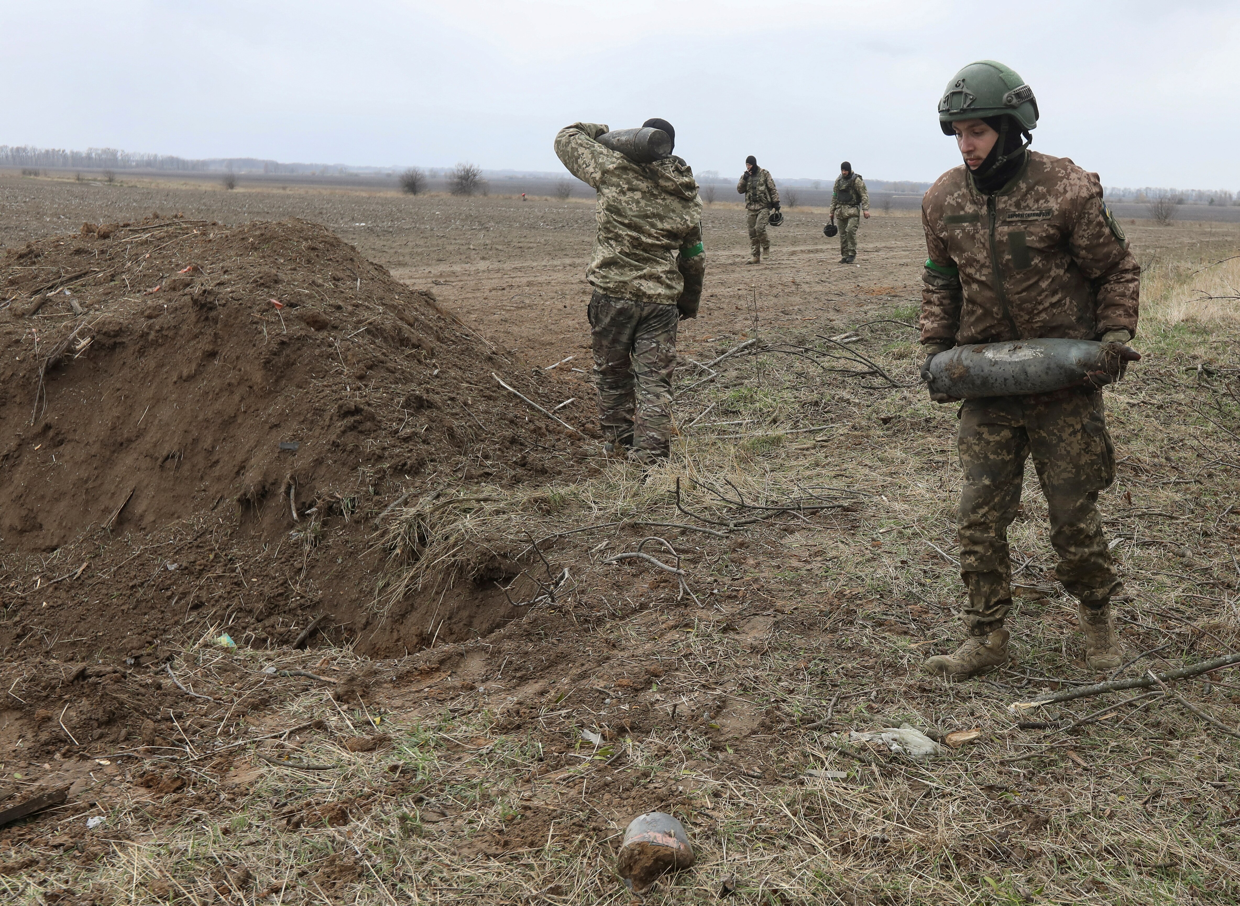 Pictures Show Unexploded Bombs And Missiles Scattered Around Ukraine As ...