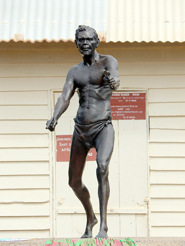 A statue of Matthias Ulungura