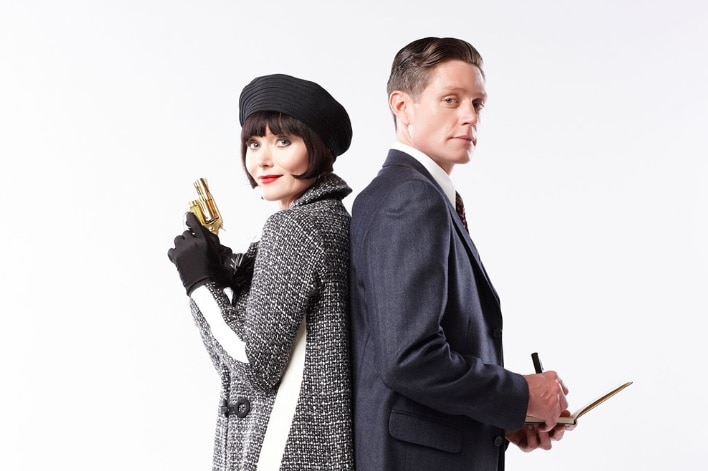 Essie Davis as Miss Fisher in the upcoming move Miss Fisher and the Crypt of Tears.