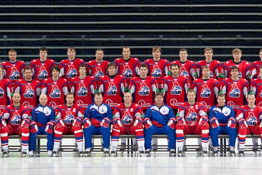The Lokomotiv Yaroslavl ice hockey team