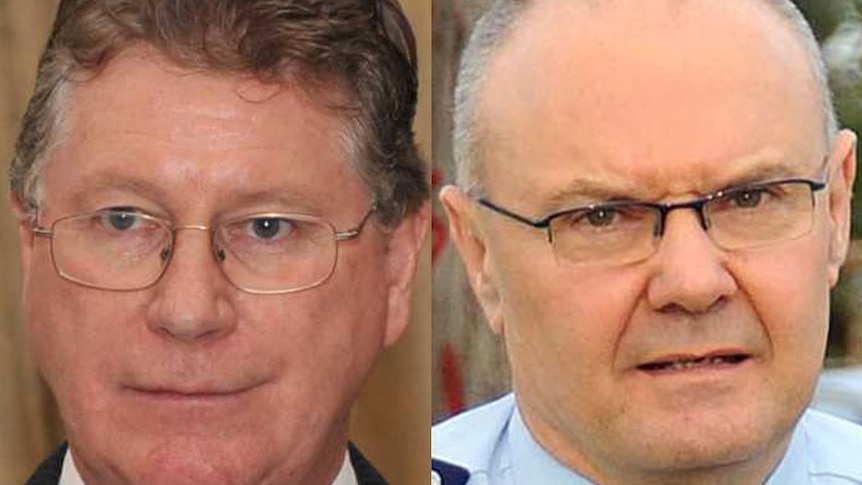 Denis Napthine and Ken Lay