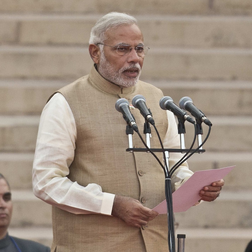 Narendra Modi takes oath as India's prime minister