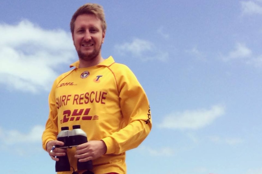 St Kilda Lifesaving Club captain, Simon Lewis