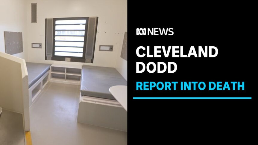 Cleveland Dodd, Report into death: Two beds on the inside of an empty prison cell.