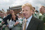 New Celtic manager Gordon Strachan outside Parkhead