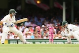 Under scrutiny...Kamran Akmal had a disastrous second Test behind the stumps in Sydney.