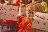 Raw milk supporters attended a meeting to back the dairy